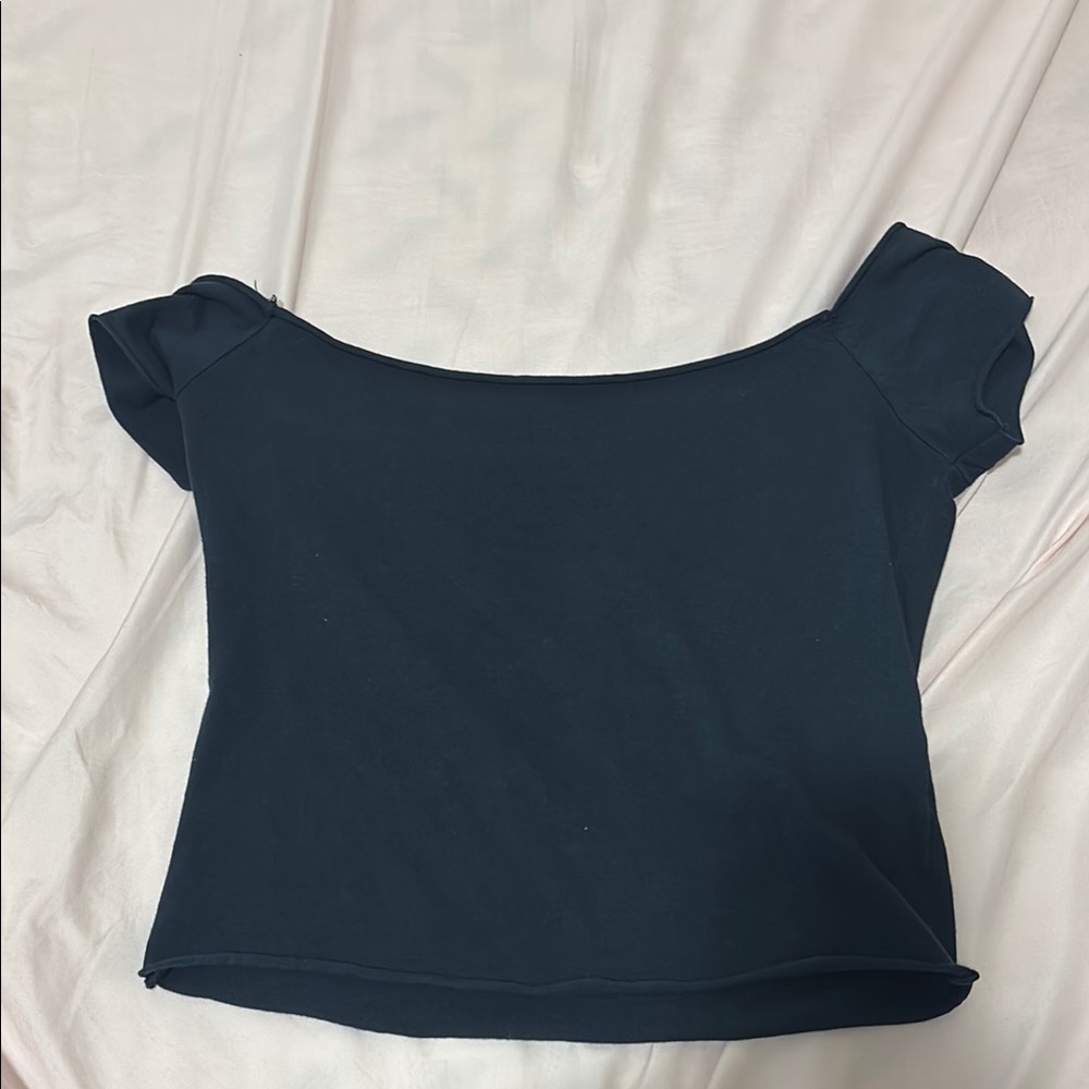 Women's Black Off-Shoulder Top